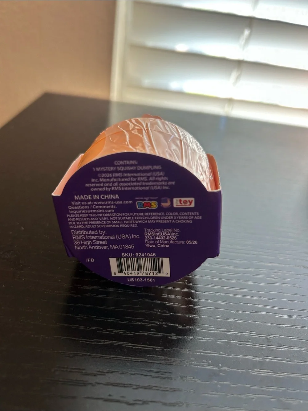 Source Unknown Mystery Dumpling Kids Toy - Orange & Purple